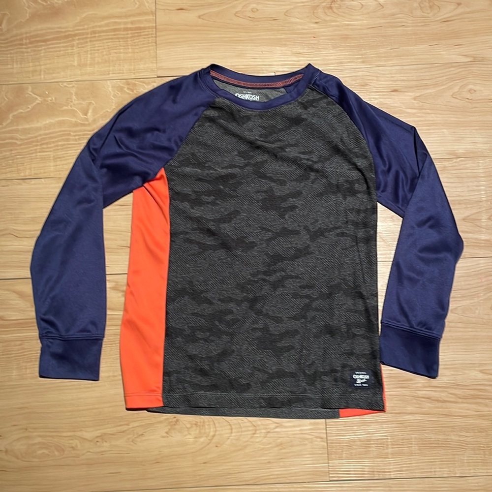 Boys size 10 Oshkosh B’gosh long sleeve athletic shirt